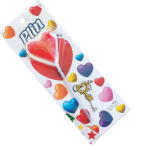 CHUPETIN CORAZON 3D BLISTER. CAJA 20 U.