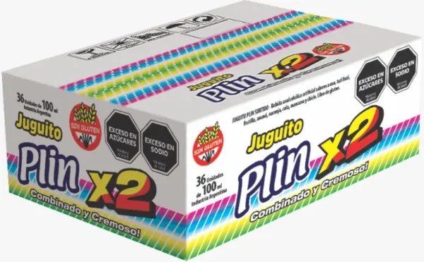 SUPER JUGUITO PLIN DOBLE SABOR X36un - Imagen 3